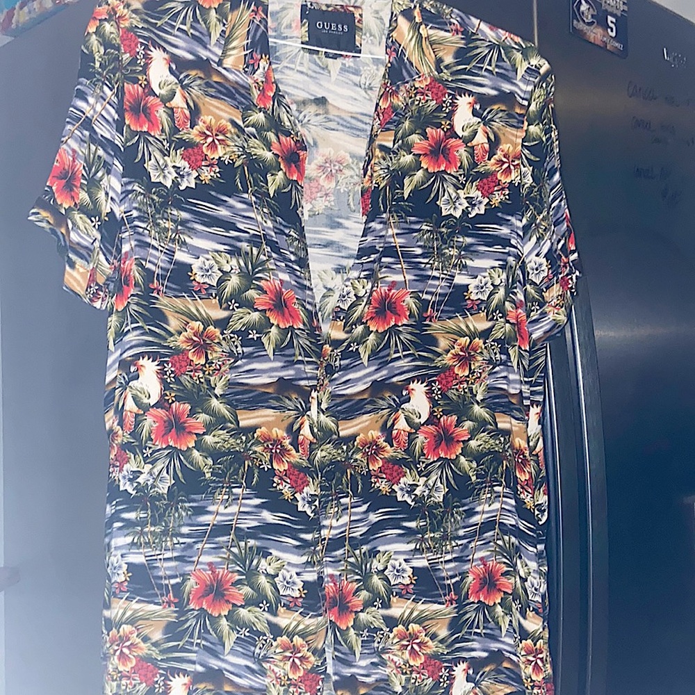 worn down casual summer button down